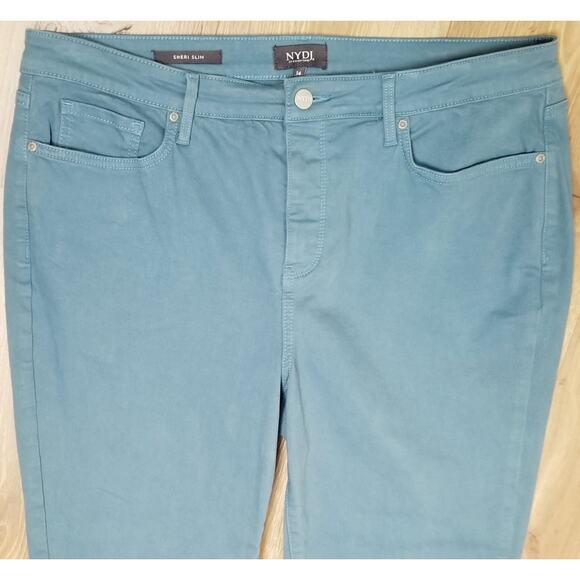 Not Your Daughter's Jeans NYDJ Women's Sheri Slim Ankle Lift Tuck Tech Size 14 - Picture 2 of 11